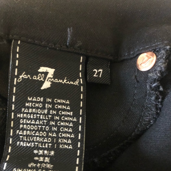 DEAL! Black coated gorgeous designer high rise jeans with cool side seam, 27 - Picture 3 of 8